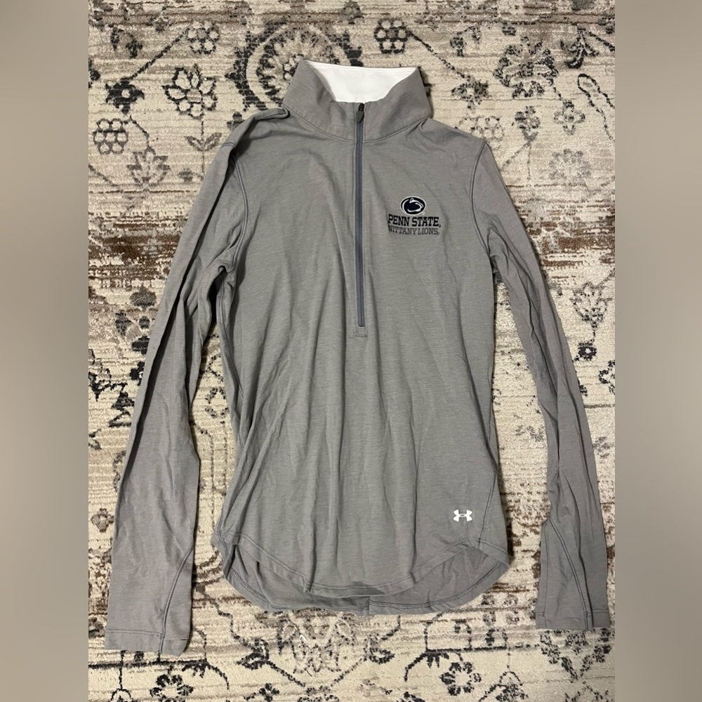 Penn State Under armor fitted quarter zip shirt